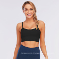 Breau de sport de vêtements de fitness Femmes Crop Top Custom Fashion Sports Bras Sports Dry Sports Dry Yoga Soubrandage Crop Top sans manches